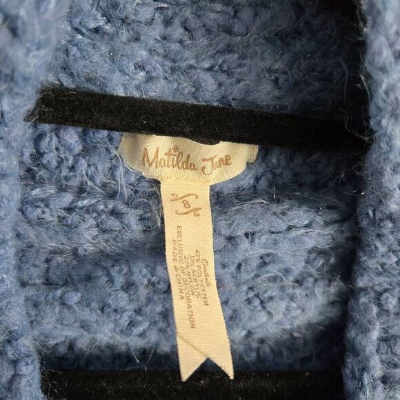 Matilda Jane Girls Fringe Ponch Sweater SZ 8 Sweater Vest Make Believe Mirror Im - Picture 6 of 7